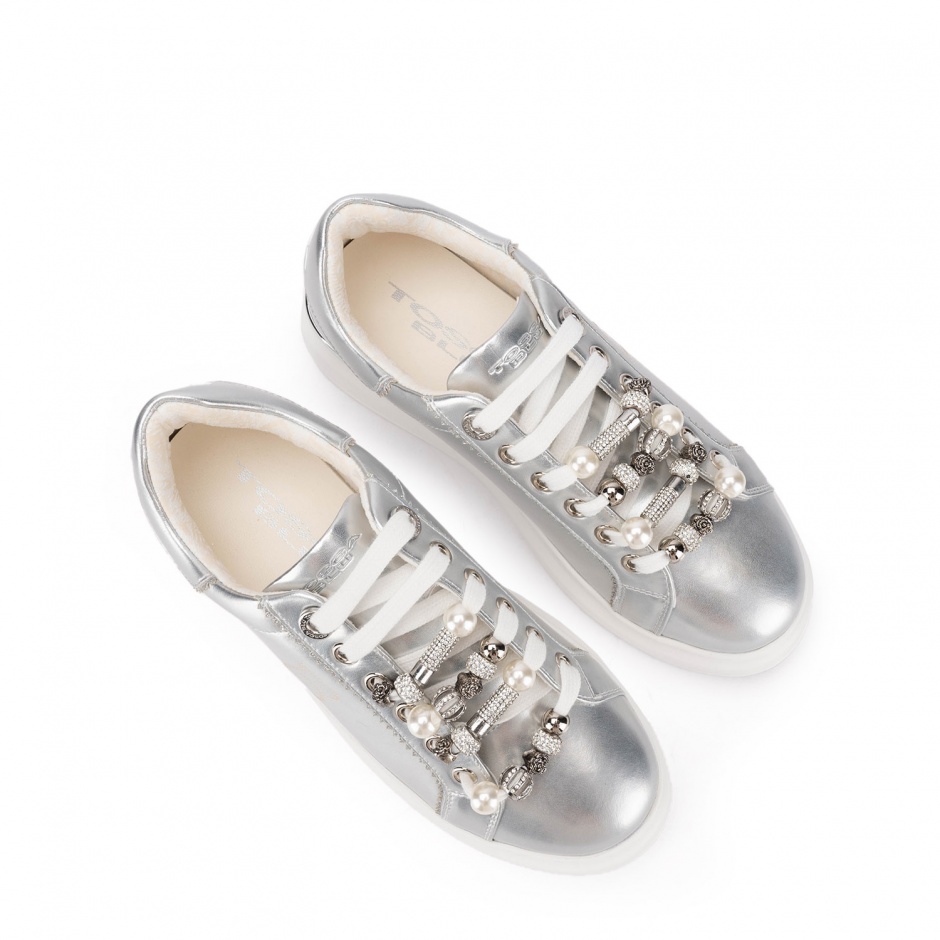 TOSCA BLU Pantofi sport damă argintii - vezi 3 - Pepina.ro TOSCA BLU Pantofi sport damă argintii - vezi 3