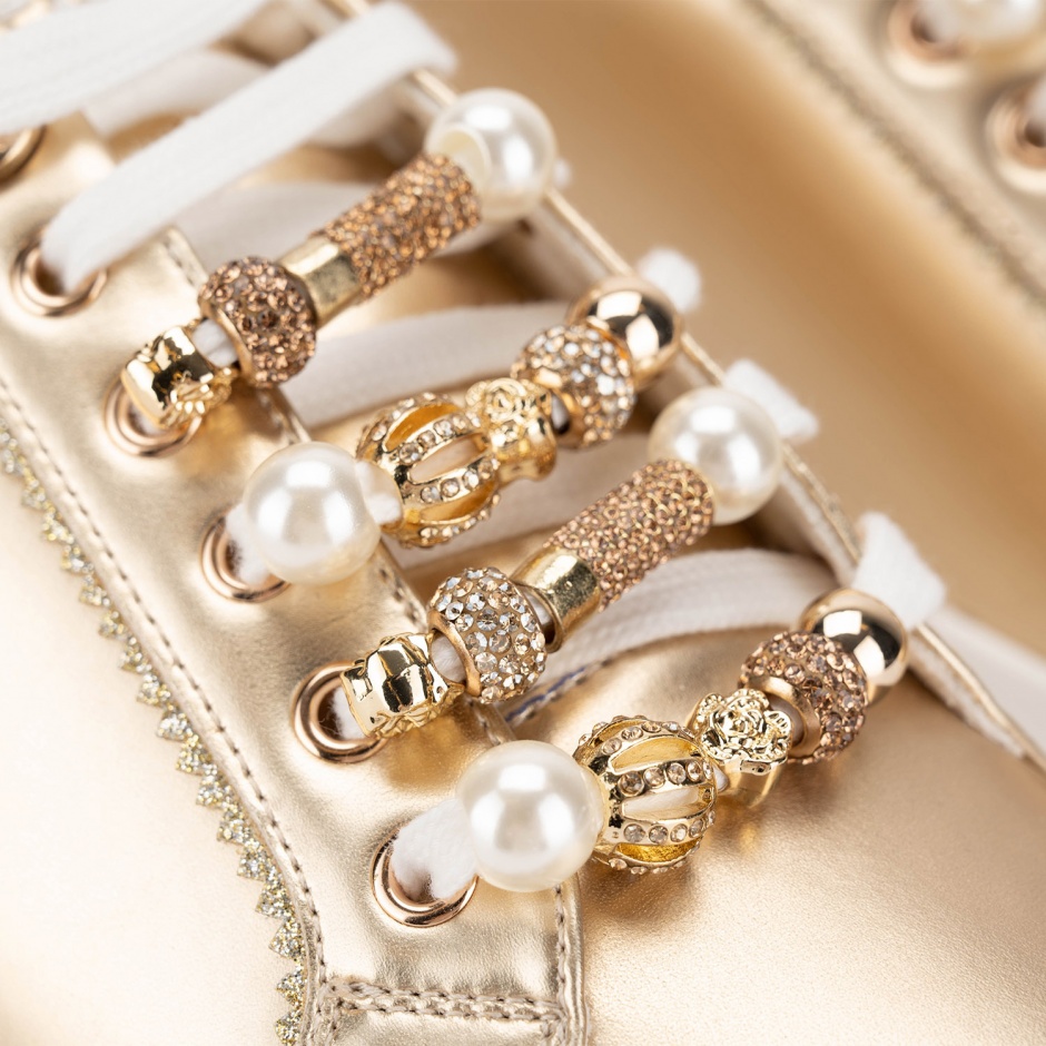 TOSCA BLU Pantofi sport damă aurii - vezi 4