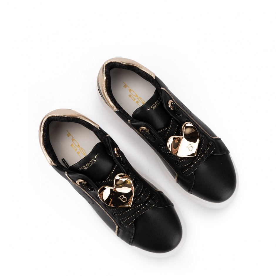 TOSCA BLU Pantofi sport damă negri - vezi 3