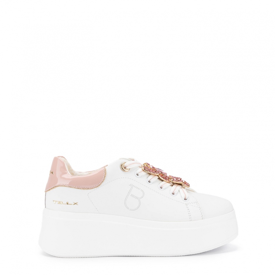 TOSCA BLU Adidasi damă albi cu fluturi - vezi 1