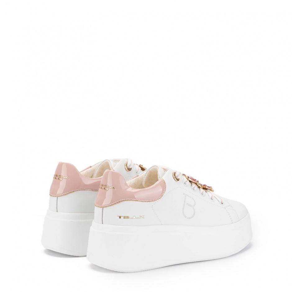 TOSCA BLU Adidasi damă albi cu fluturi - vezi 5