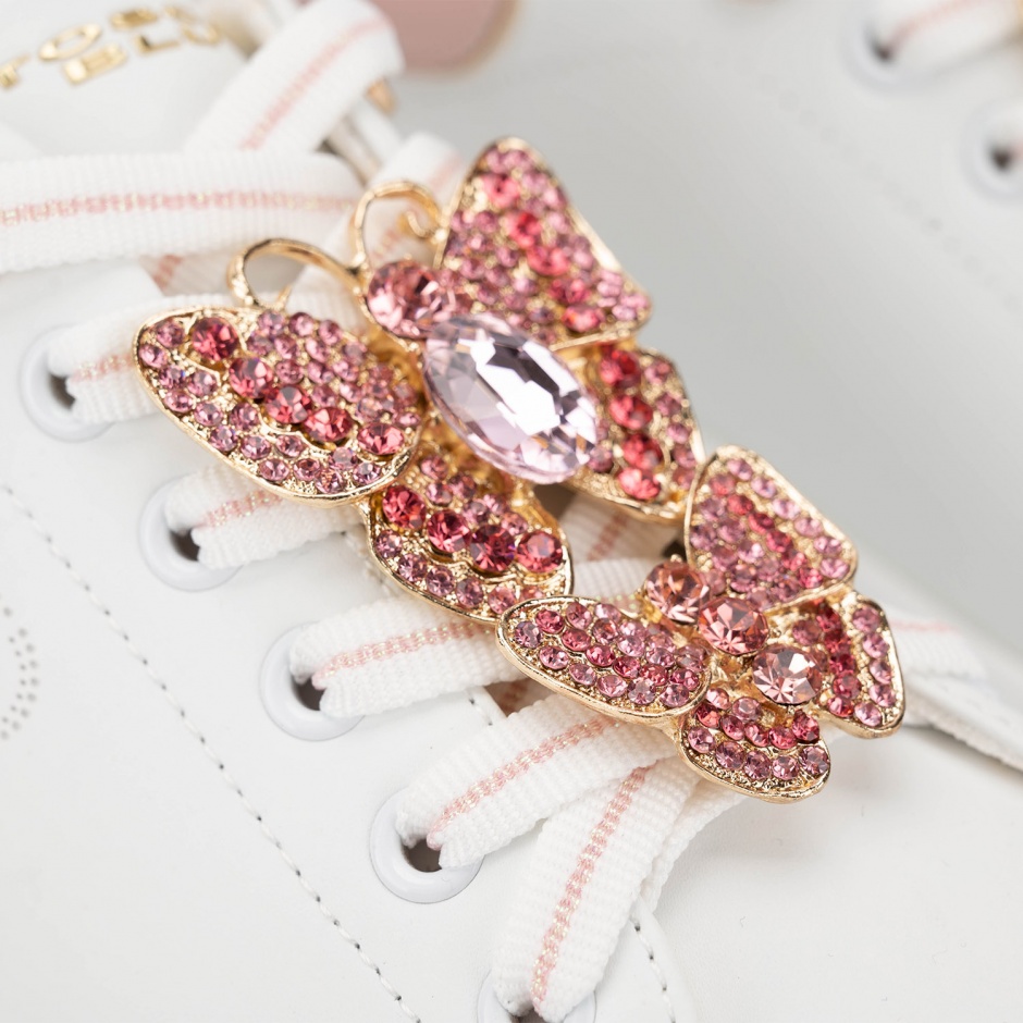 TOSCA BLU Adidasi damă albi cu fluturi - vezi 4