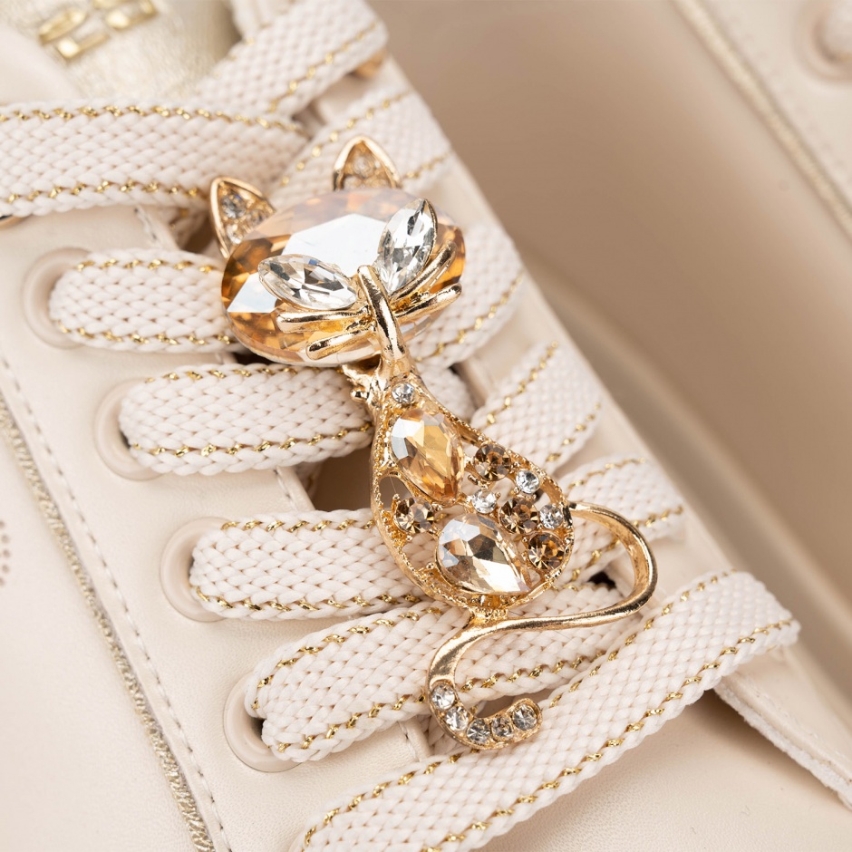 TOSCA BLU Pantofi sport de damă bej - vezi 3