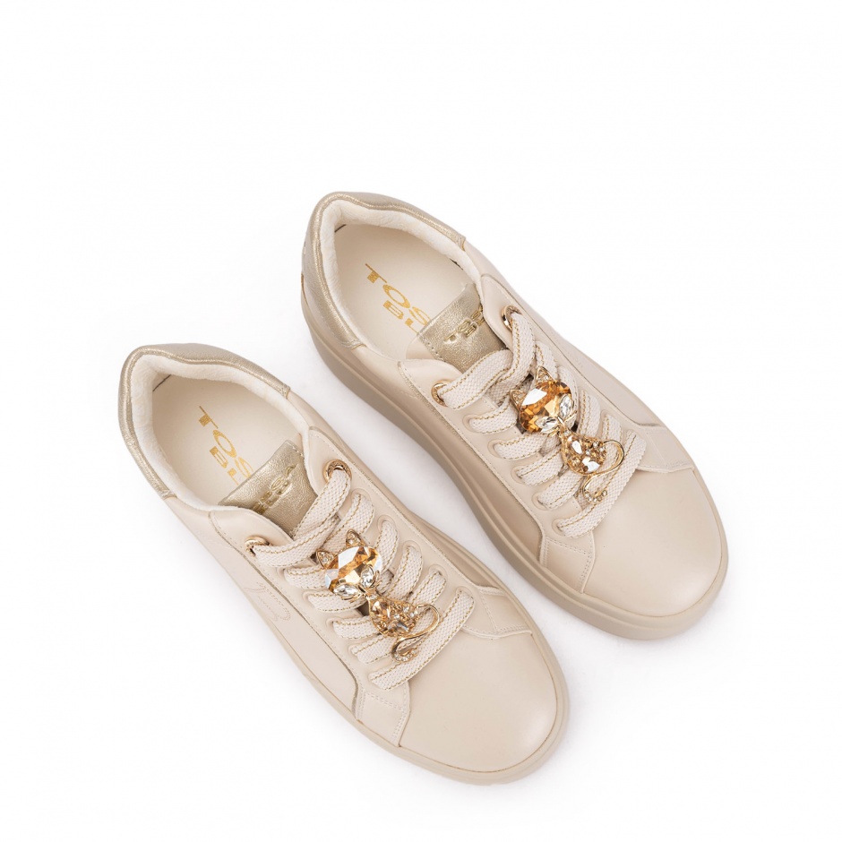 TOSCA BLU Pantofi sport de damă bej - vezi 4