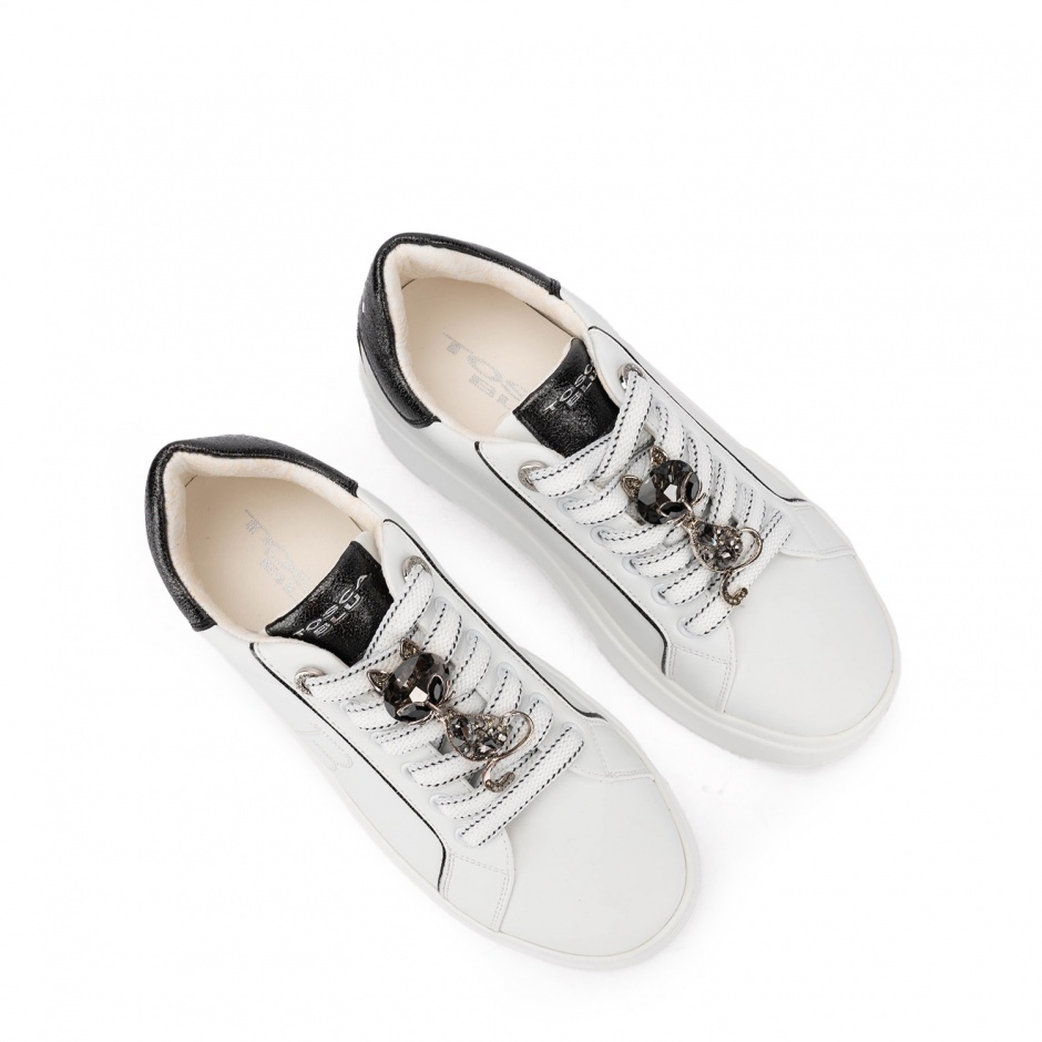 TOSCA BLU Pantofi sport de damă albi - vezi 3