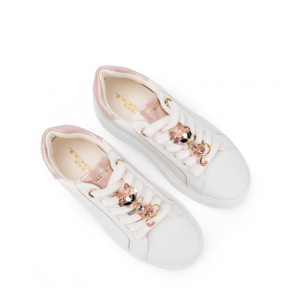 TOSCA BLU Pantofi sport de damă albi - vezi 3