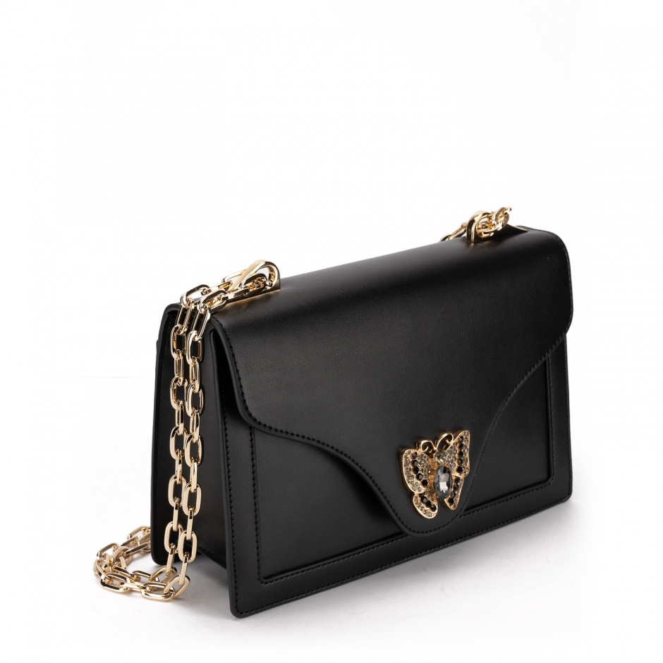 TOSCA BLU Geantă damă neagră Sweet Bag cu fluture - vezi 2