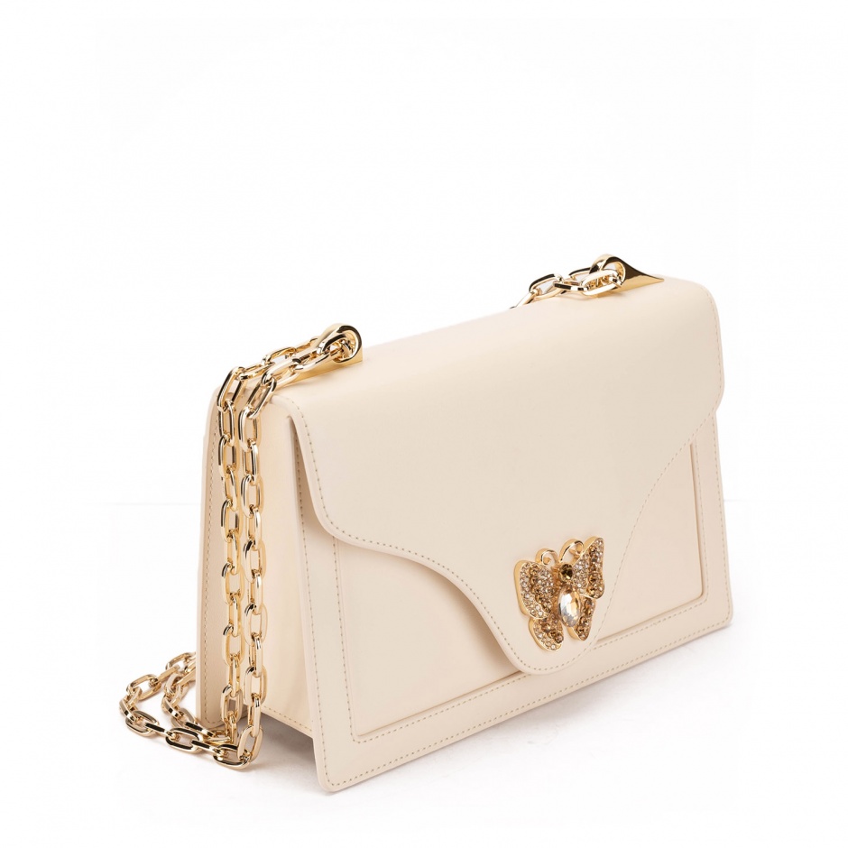 TOSCA BLU Geantă damă bej Sweet Bag cu fluture - vezi 2