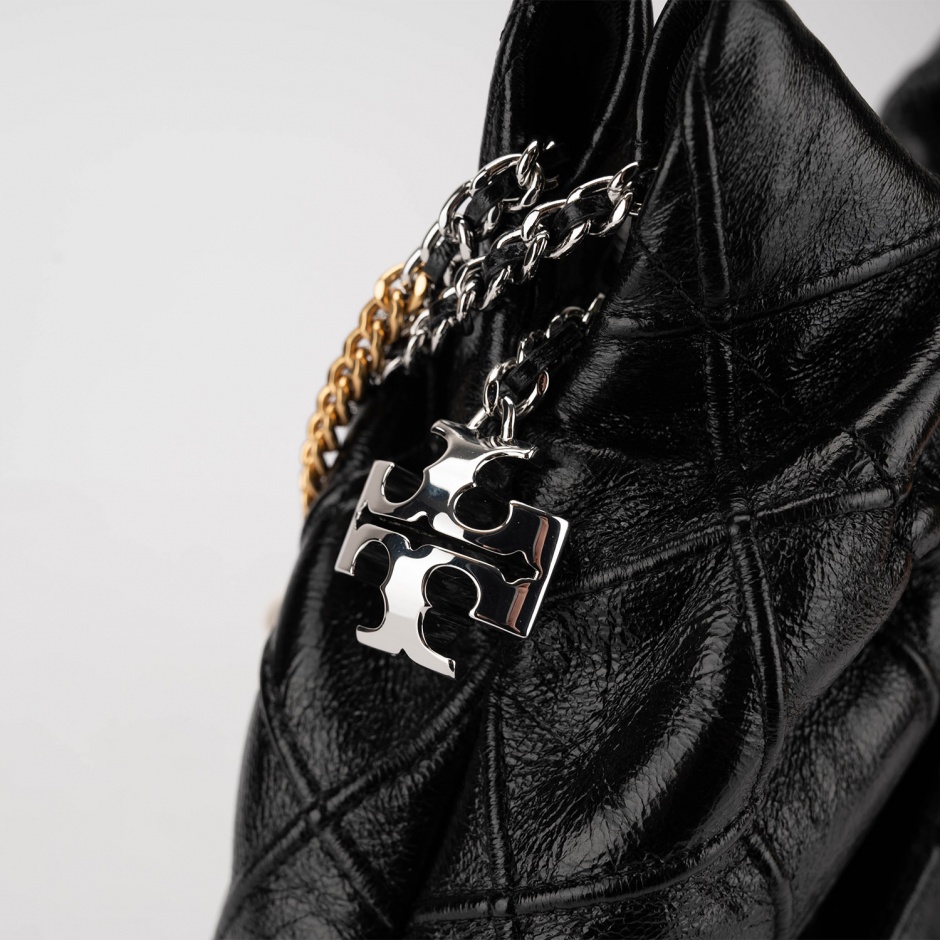 TORY BURCH Geantă damă hobo neagră MINI FLEMING - vezi 4