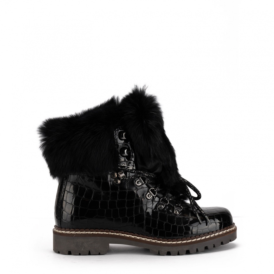 New Italia Shoes Ghete cu blană pentru femei - vezi 1