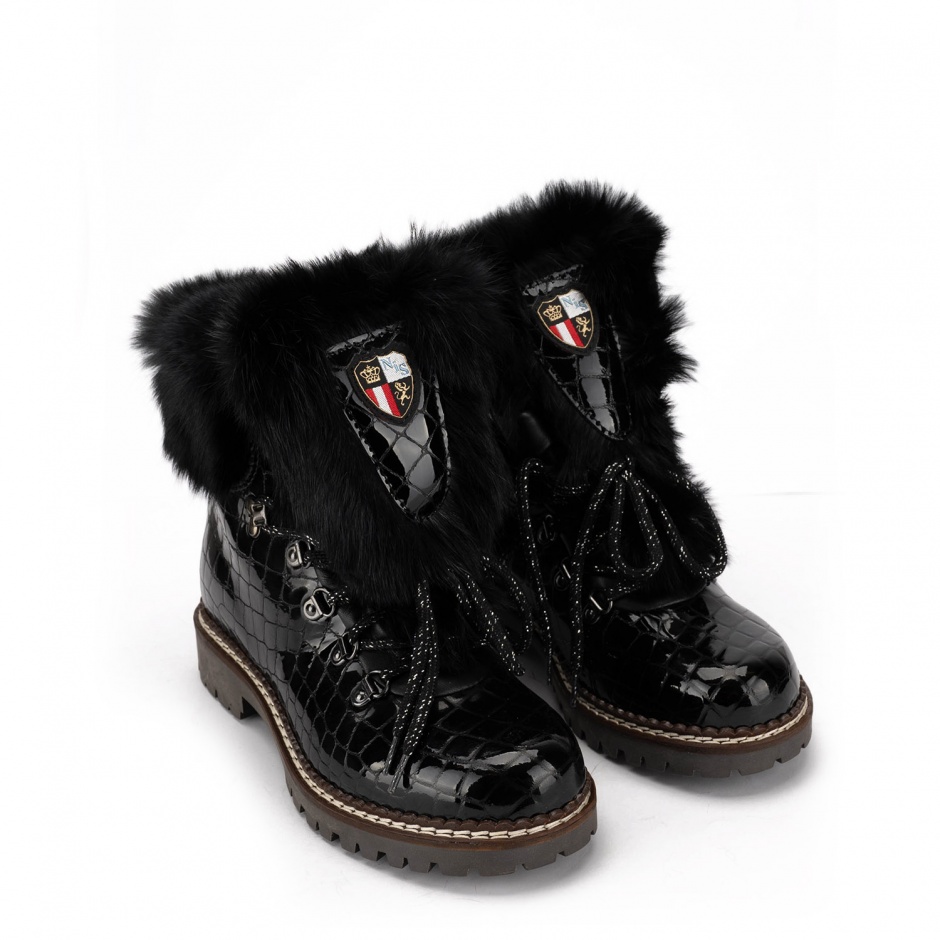 New Italia Shoes Ghete cu blană pentru femei - vezi 2