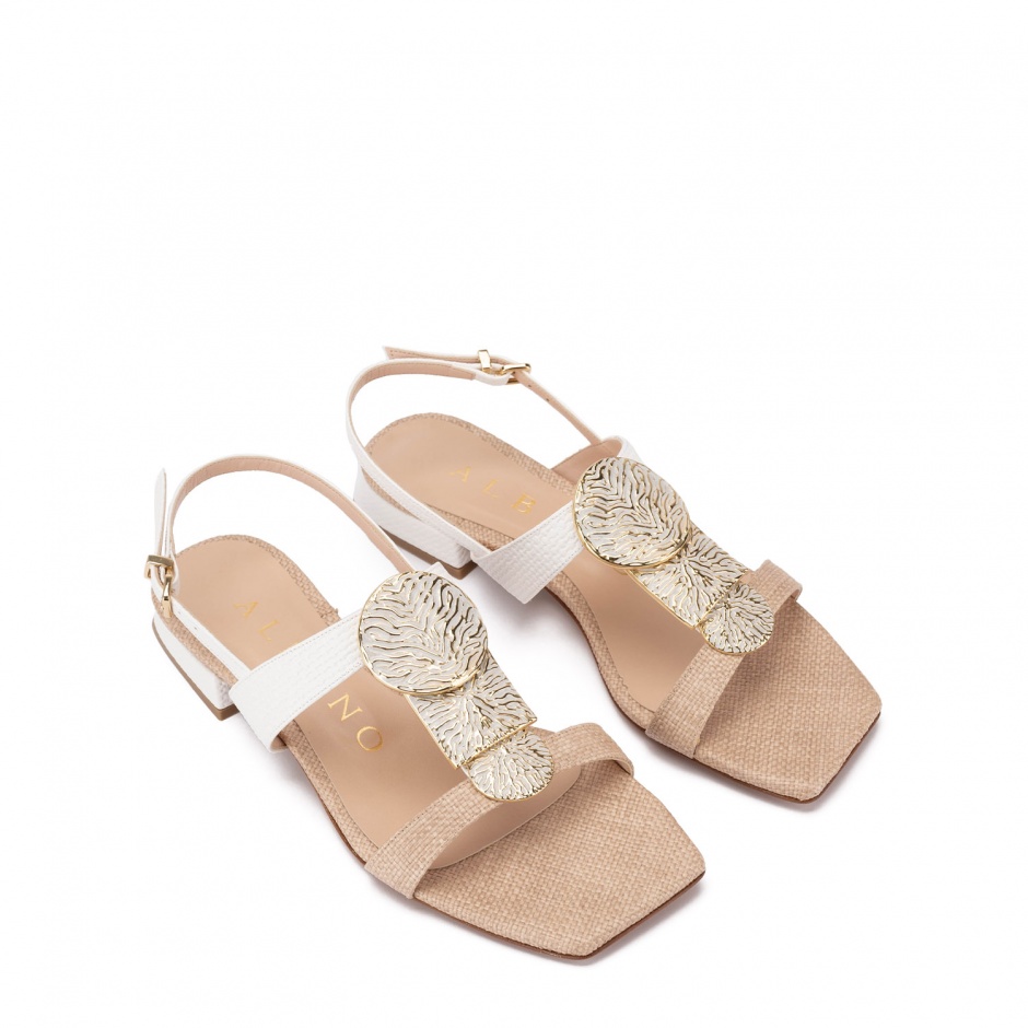 Albano Sandale damă albe - vezi 2