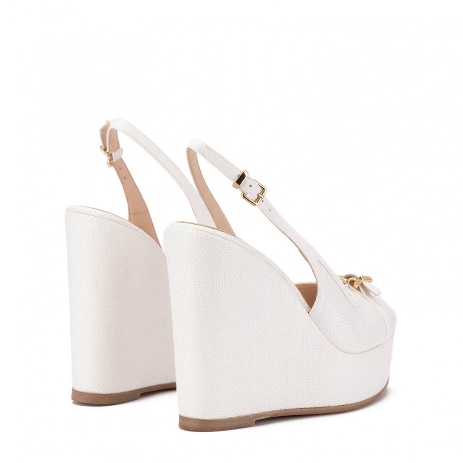 Albano Sandale damă albe cu platformă - vezi 4