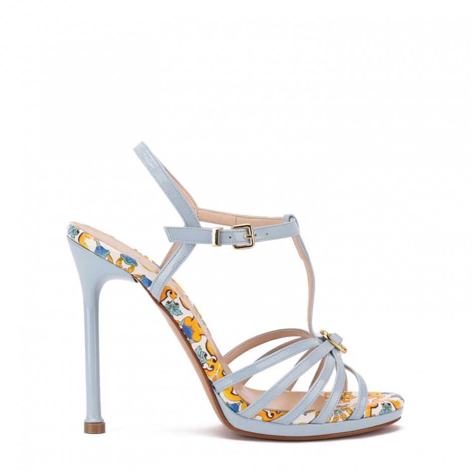 Albano Sandale damă albastre lăcuiți - vezi 1