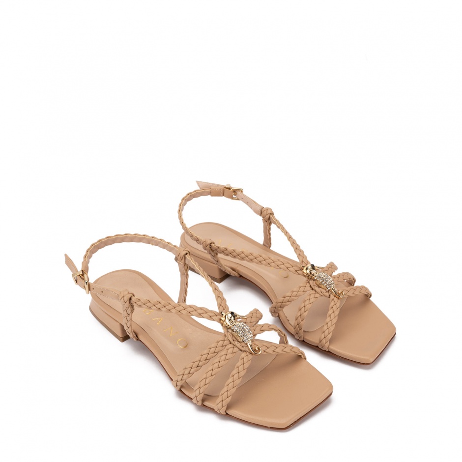 Albano Sandale damă bej - vezi 2