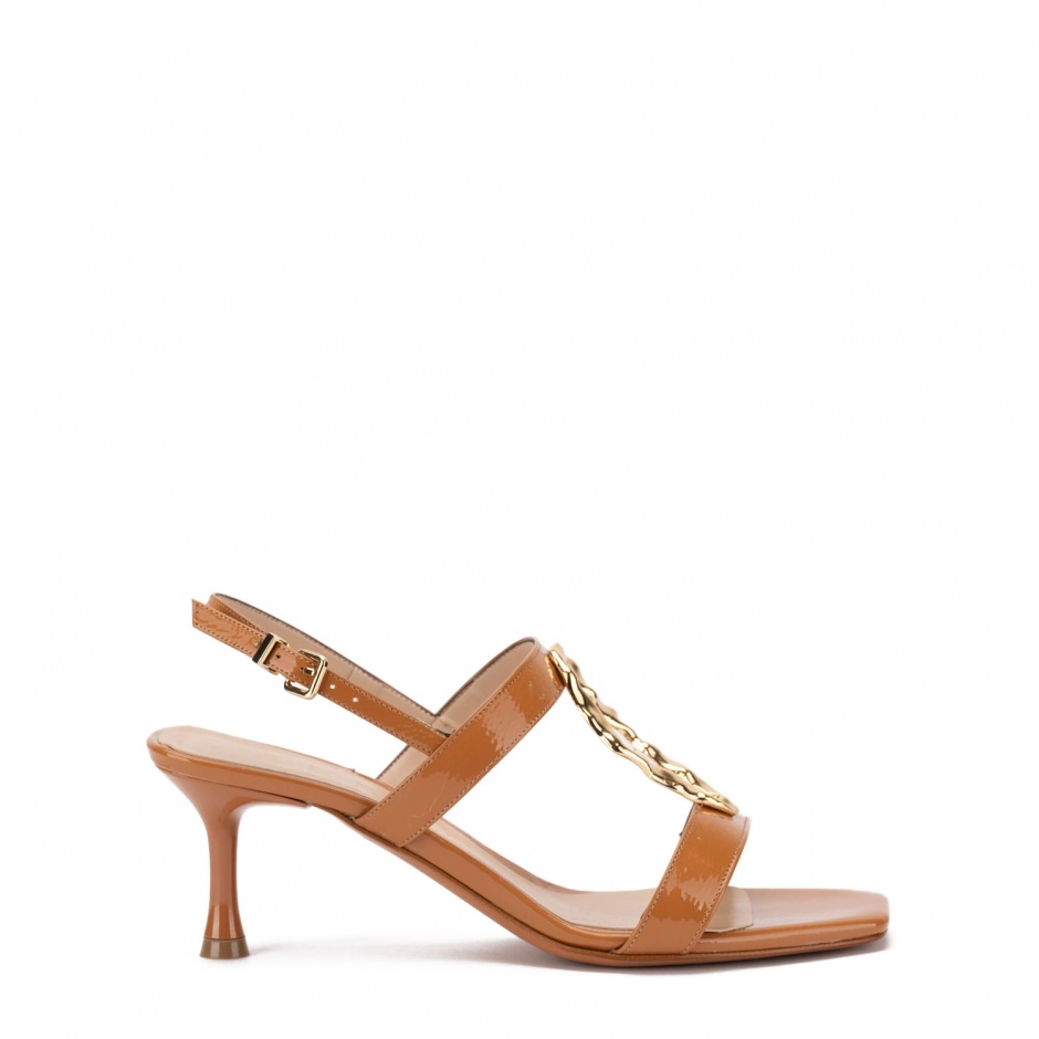 Albano Sandale damă maro cu toc - vezi 1