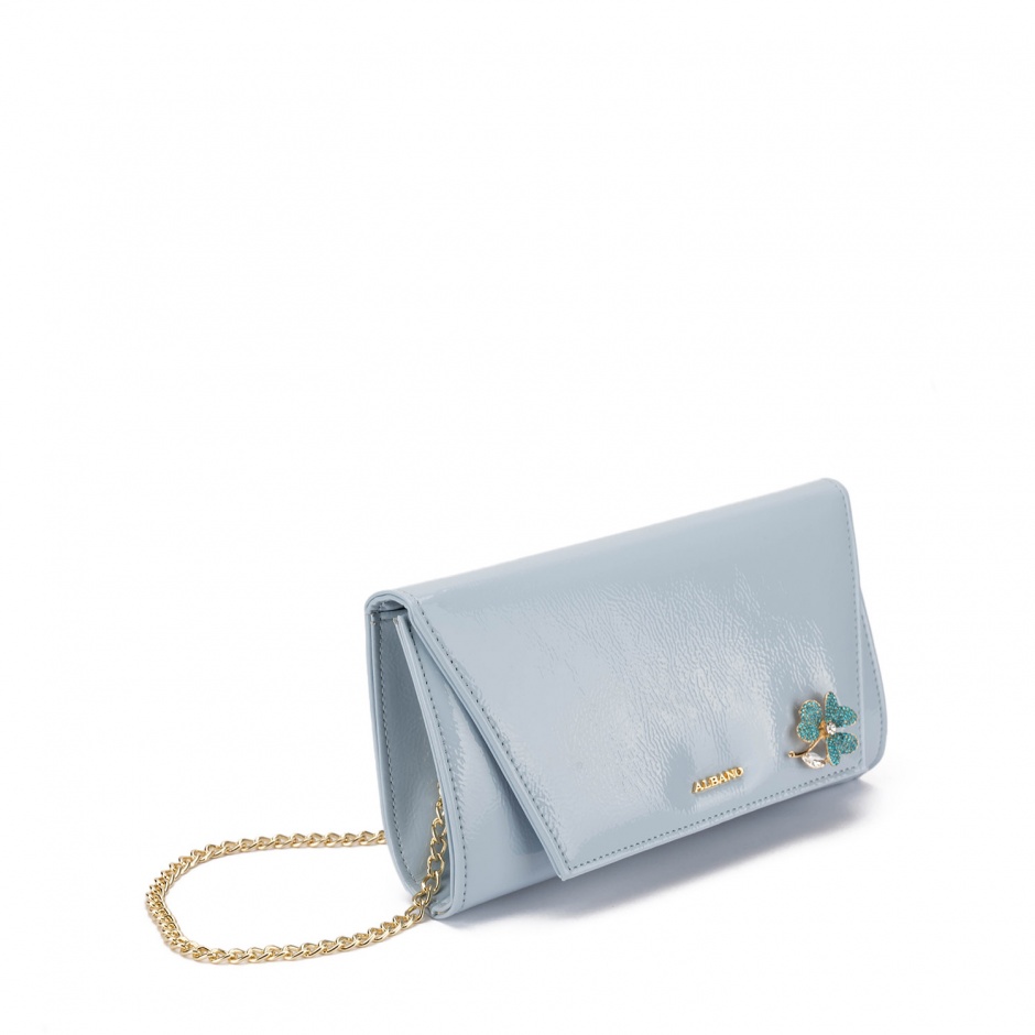 Albano Geantă damă albastră lăcuită - vezi 2