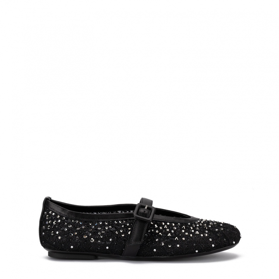 Loriblu Balerini damă negri cu cristale - vezi 1