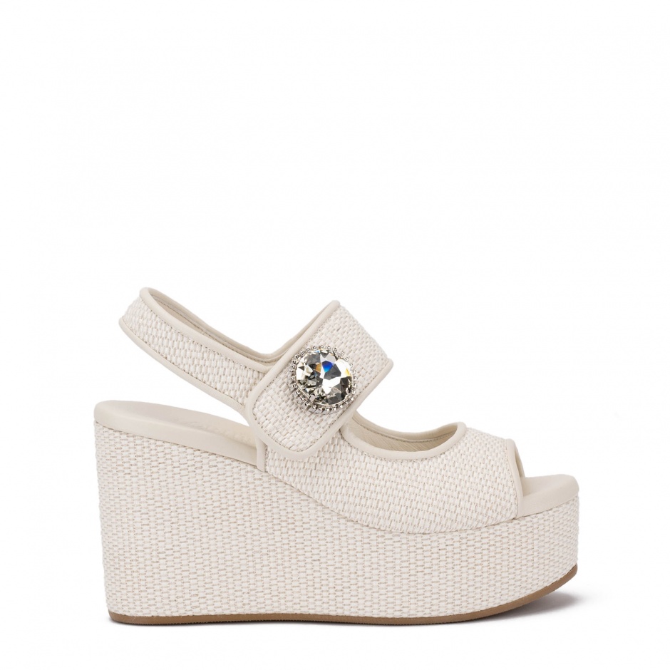 Loriblu Sandale damă albe cu platformă - vezi 1