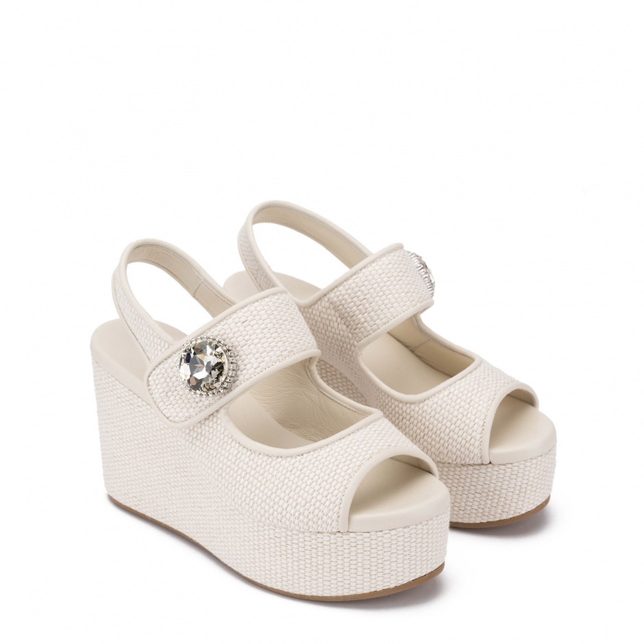 Loriblu Sandale damă albe cu platformă - vezi 2