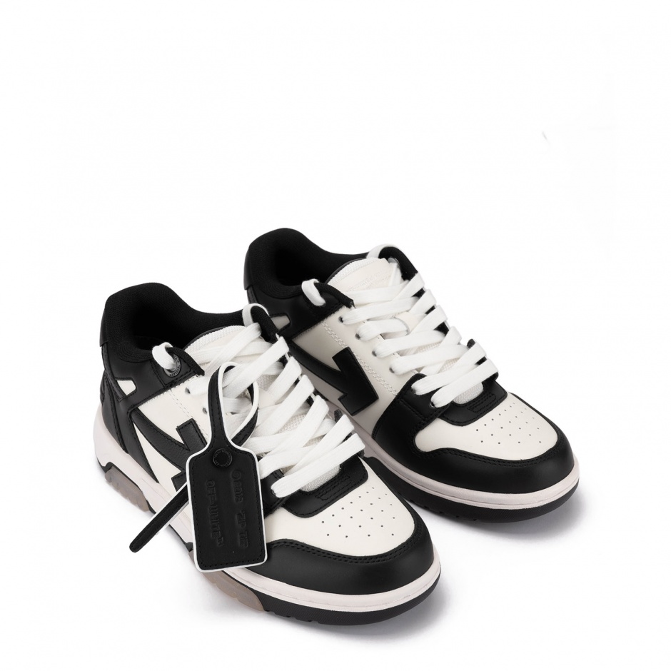 OFF-WHITE Sneakers bărbați negri Out Of Office - vezi 2