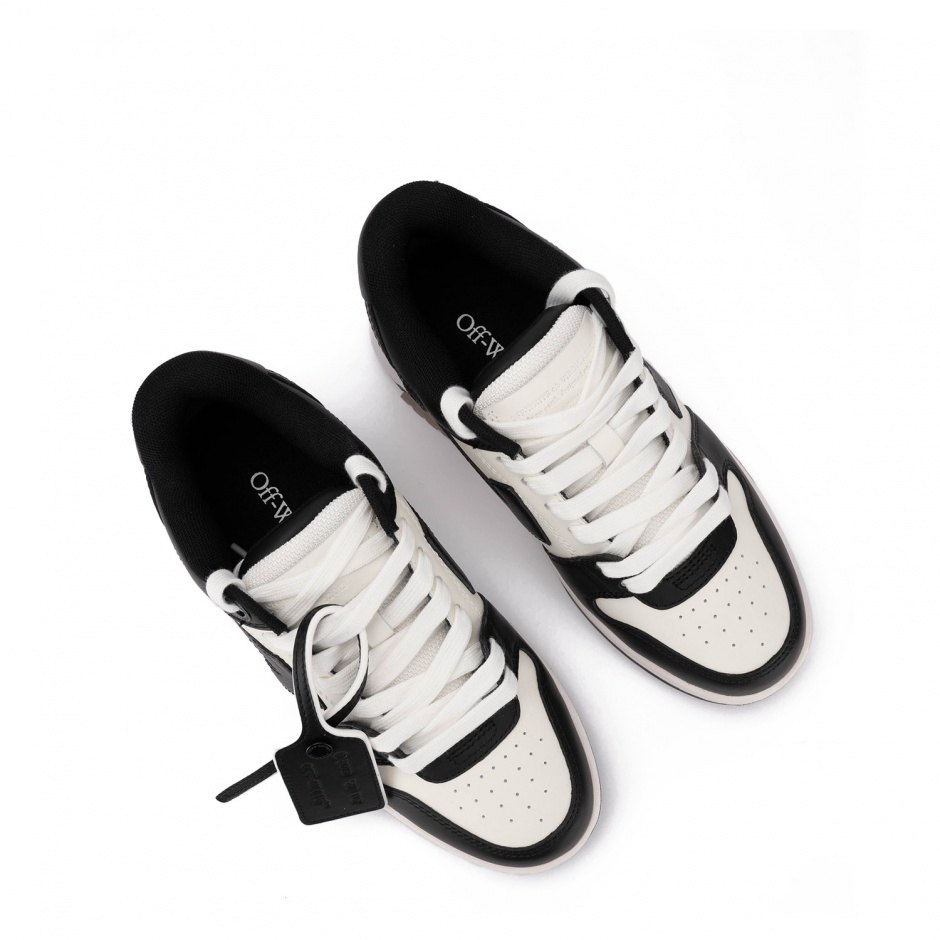 OFF-WHITE Sneakers bărbați negri Out Of Office - vezi 3