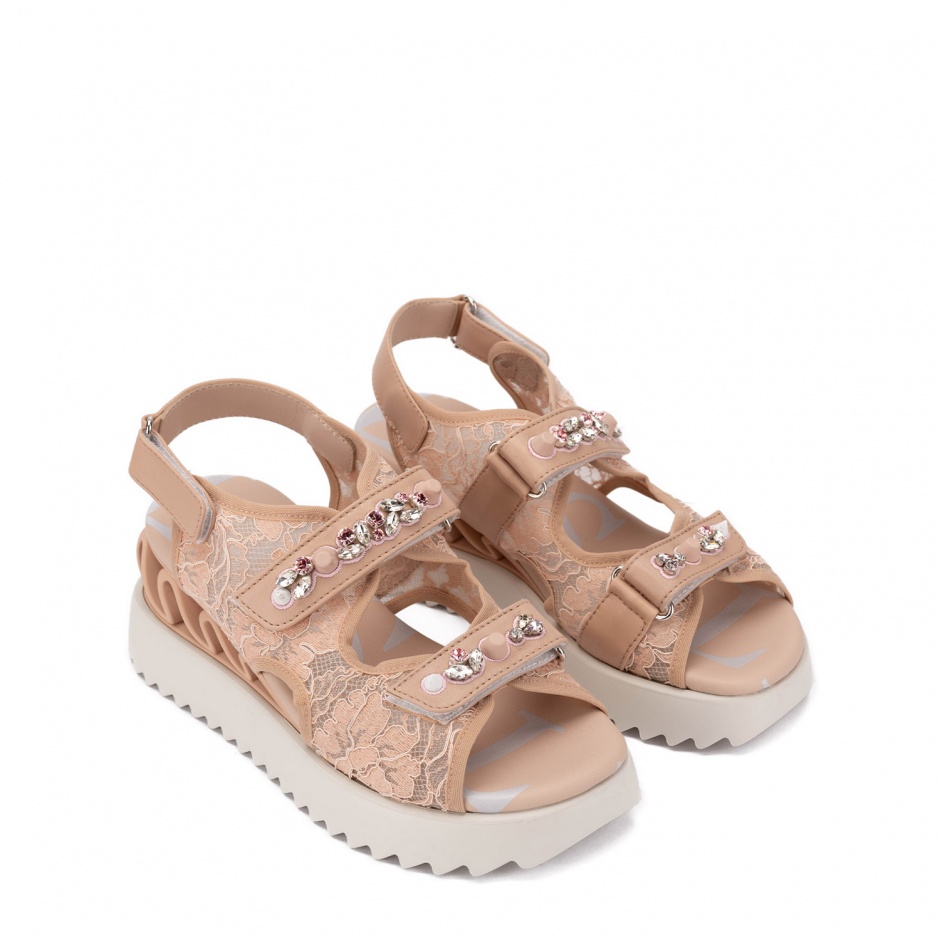 Le Silla Sandale damă cu dantelă Yui Wave - vezi 2