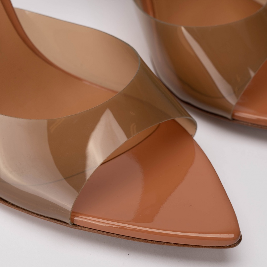 Le Silla Papuci damă maro cu toc Bella - vezi 4