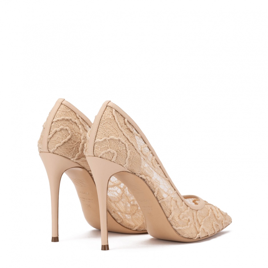 Casadei Pantofi damă bej cu broderie Julia - vezi 4