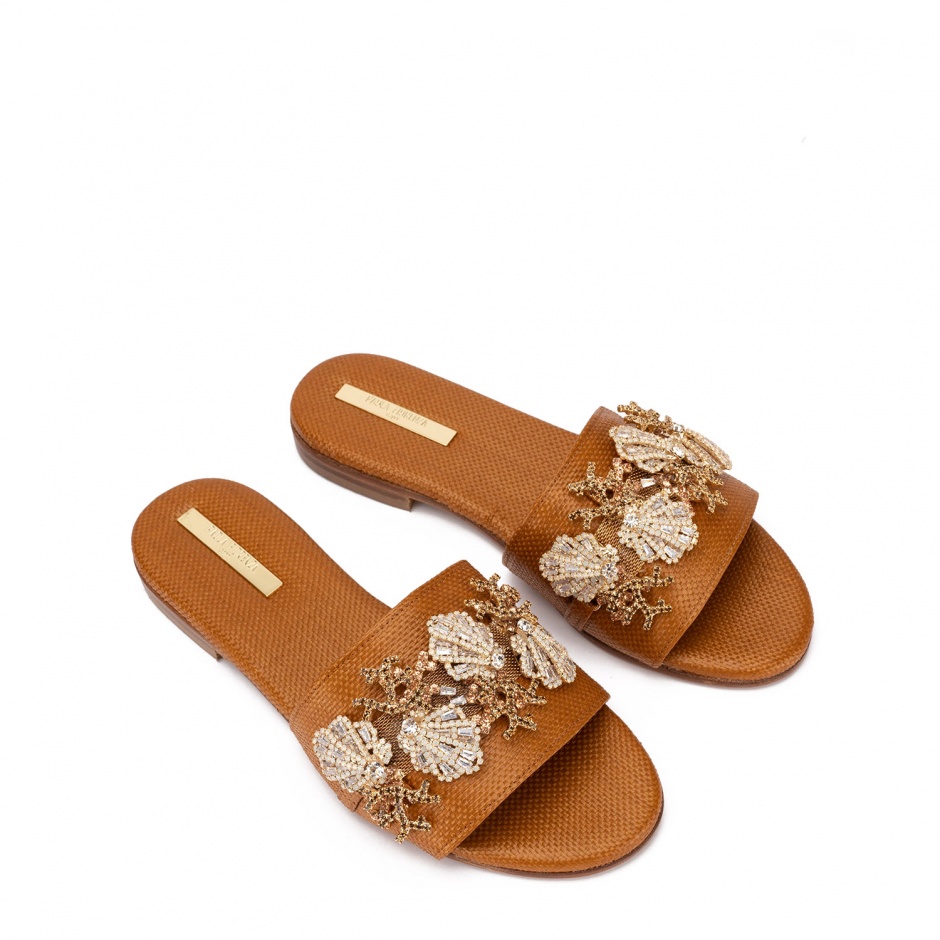 PAOLA FIORENZA Papuci damă maro - vezi 2