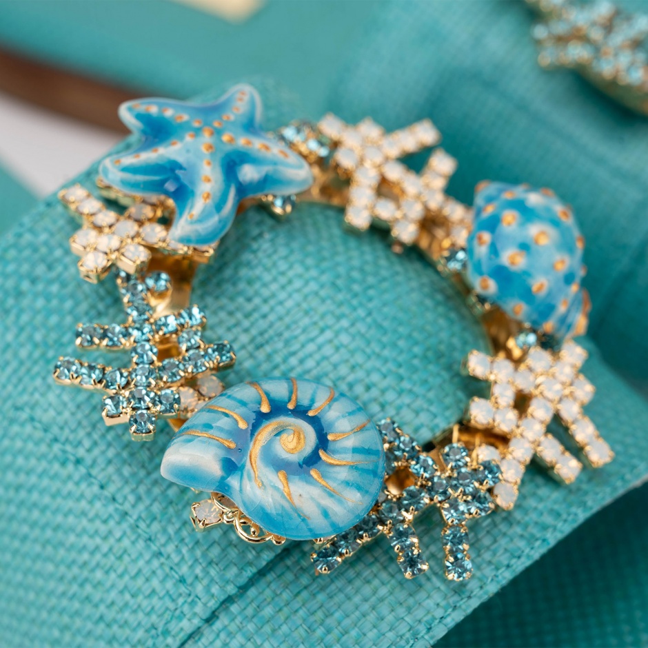 PAOLA FIORENZA Papuci damă albaștri - vezi 4