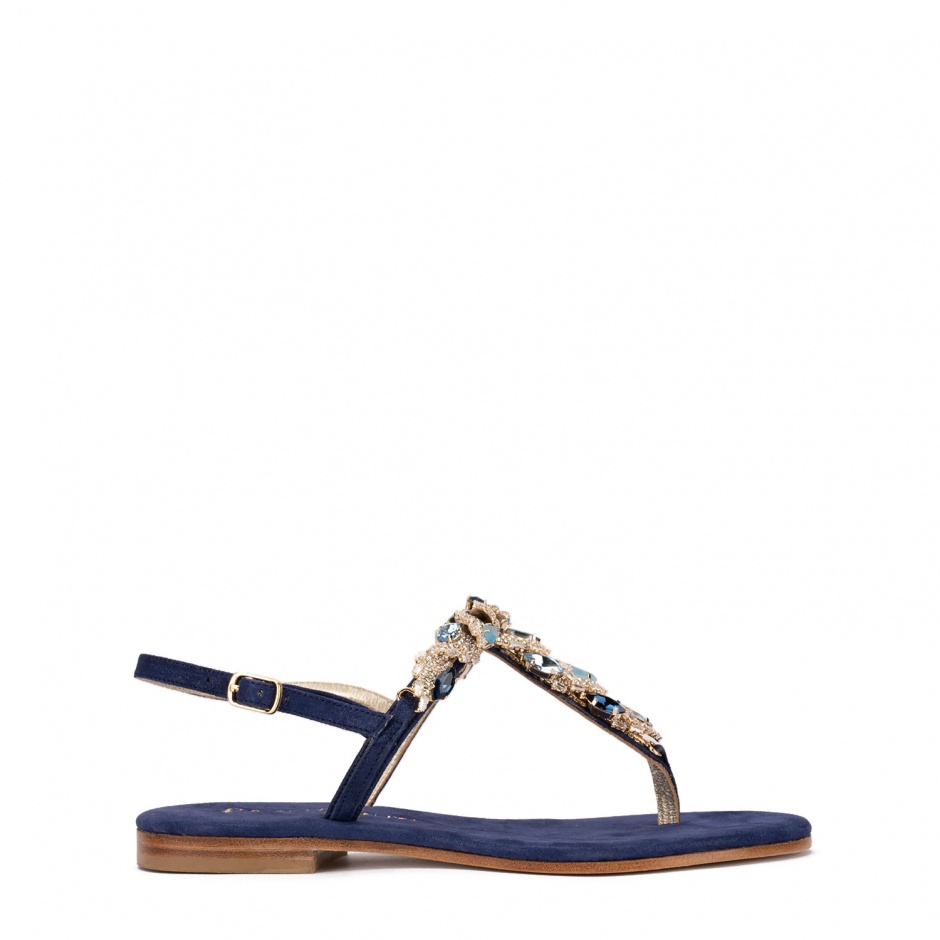 PAOLA FIORENZA Sandale damă bleumarin - vezi 1