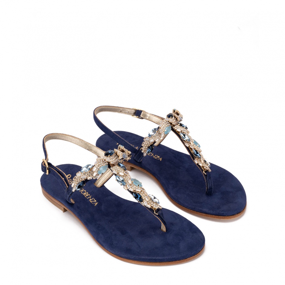 PAOLA FIORENZA Sandale damă bleumarin - vezi 2