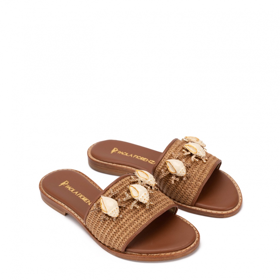 PAOLA FIORENZA Papuci damă maro - vezi 2