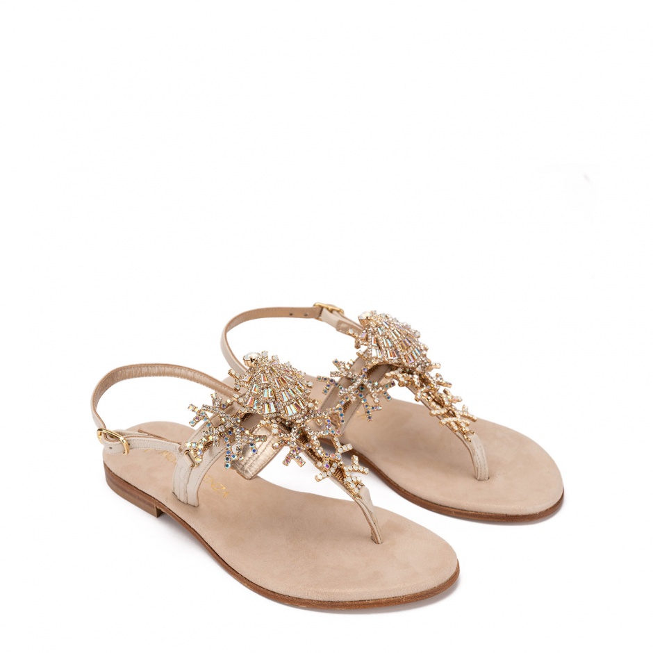 PAOLA FIORENZA Sandale damă bej - vezi 2