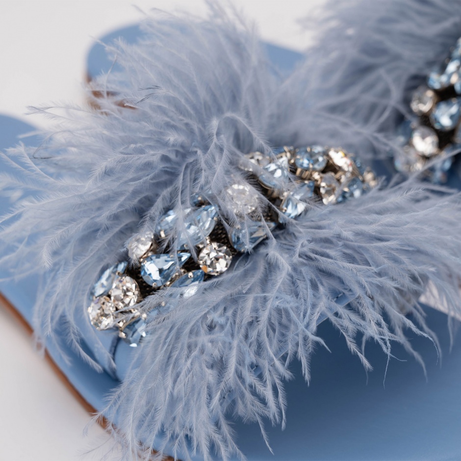 PAOLA FIORENZA Papuci damă bleumarin - vezi 4