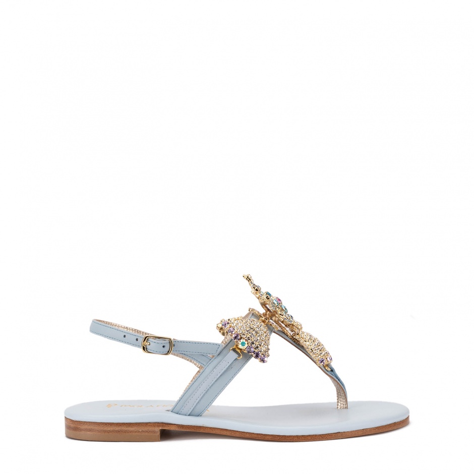 PAOLA FIORENZA Sandale damă albastre - vezi 1