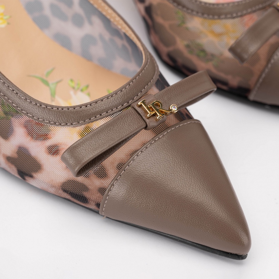 RENZONI Pantofi damă maro cu imprimeu - vezi 4 - Pepina.ro RENZONI Pantofi damă maro cu imprimeu - vezi 4