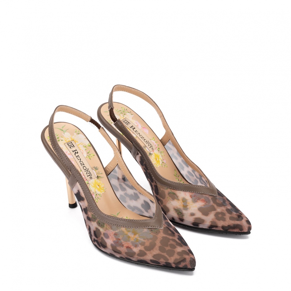 RENZONI Pantofi damă cu imprimeu leopard - vezi 2