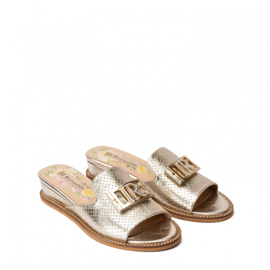 RENZONI Papuci damă aurii - vezi 2