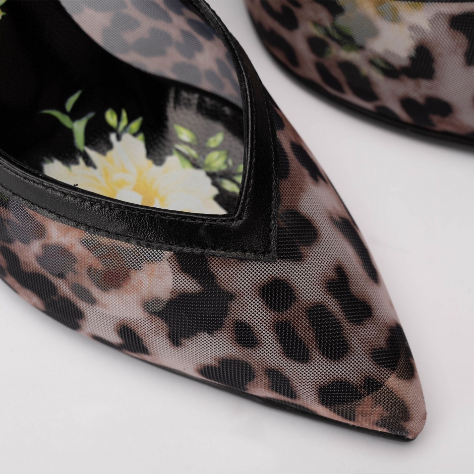 RENZONI Pantofi damă cu imprimeu leopard - vezi 5