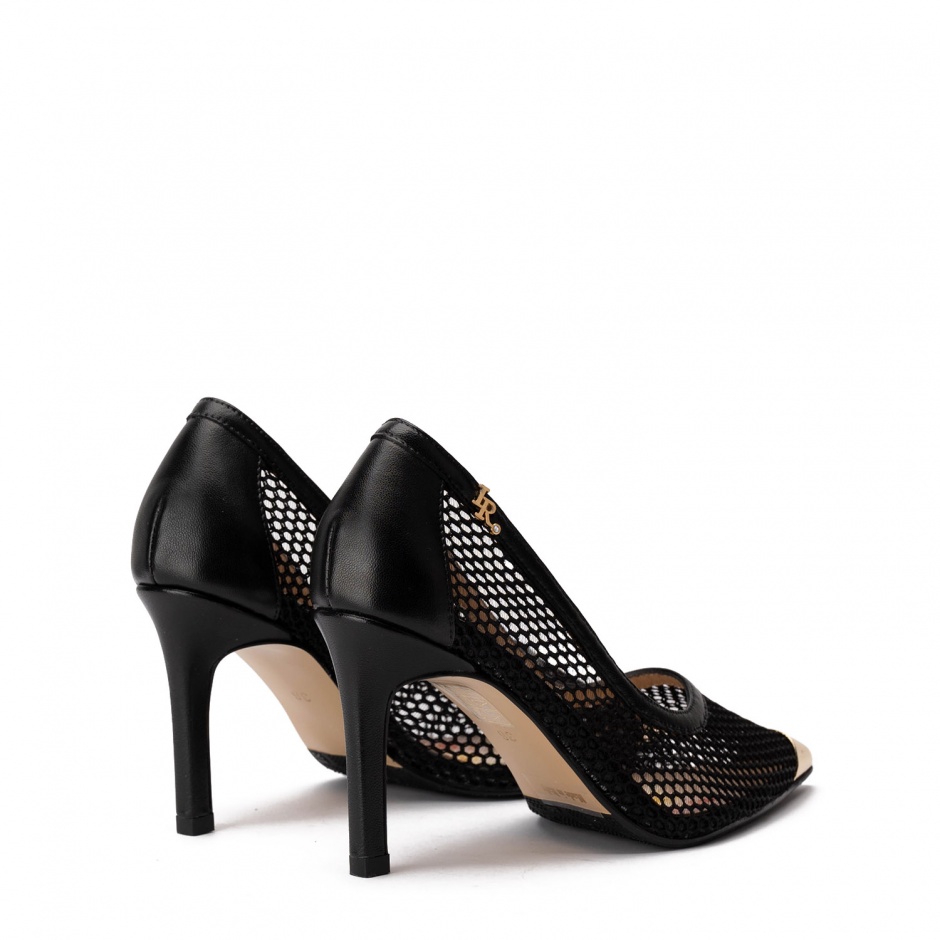 RENZONI Pantofi damă negri cu plasă - vezi 5