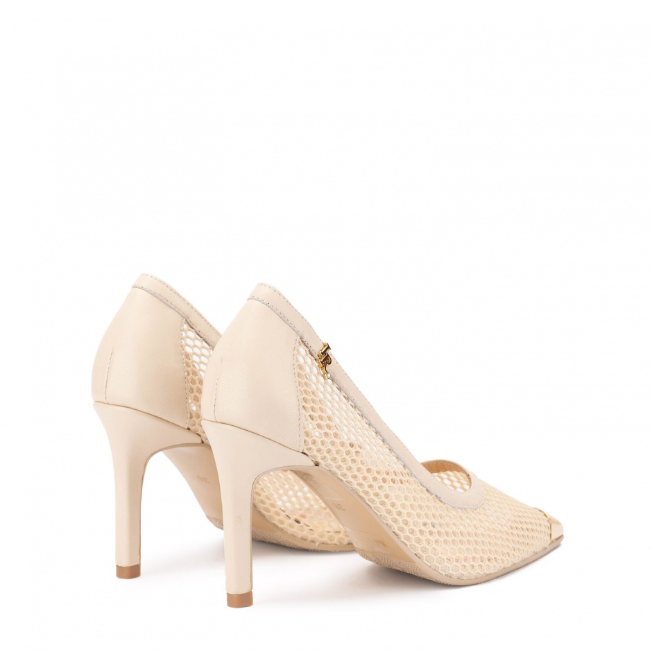 RENZONI Pantofi damă bej cu plasă - vezi 5 - Pepina.ro RENZONI Pantofi damă bej cu plasă - vezi 5