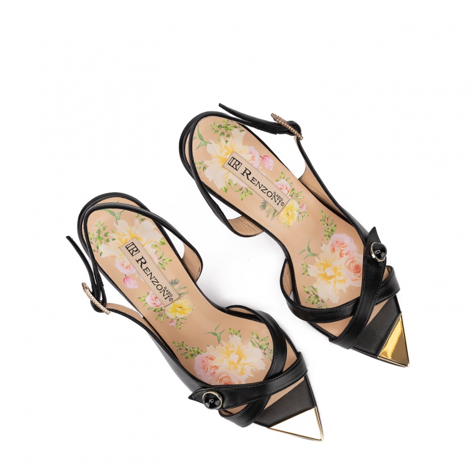 RENZONI Sandale damă negri - vezi 3