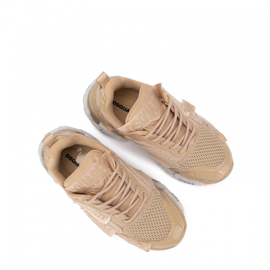 Dsquared2 Pantofi sport damă bej Faster - vezi 3