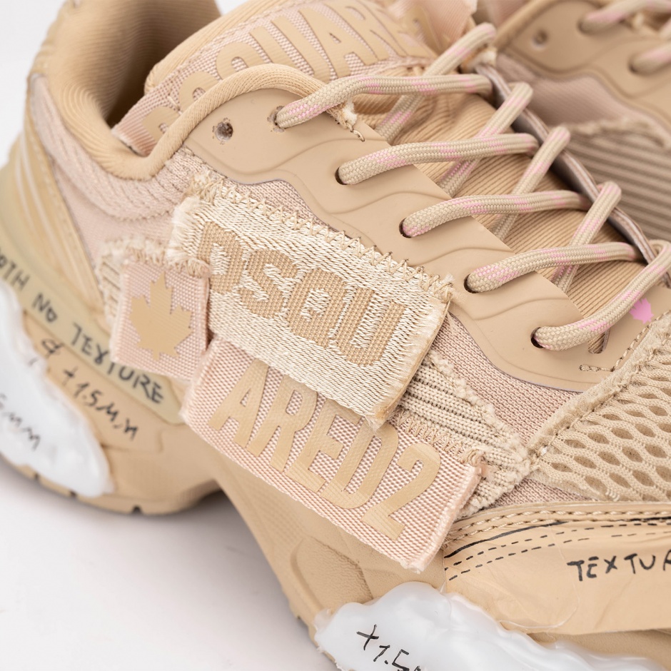 Dsquared2 Pantofi sport damă bej Faster - vezi 4