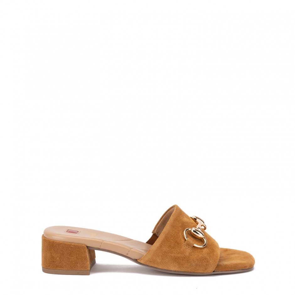 HÖGL Papuci damă maro cu toc - vezi 1 - Pepina.ro HÖGL Papuci damă maro cu toc - vezi 1