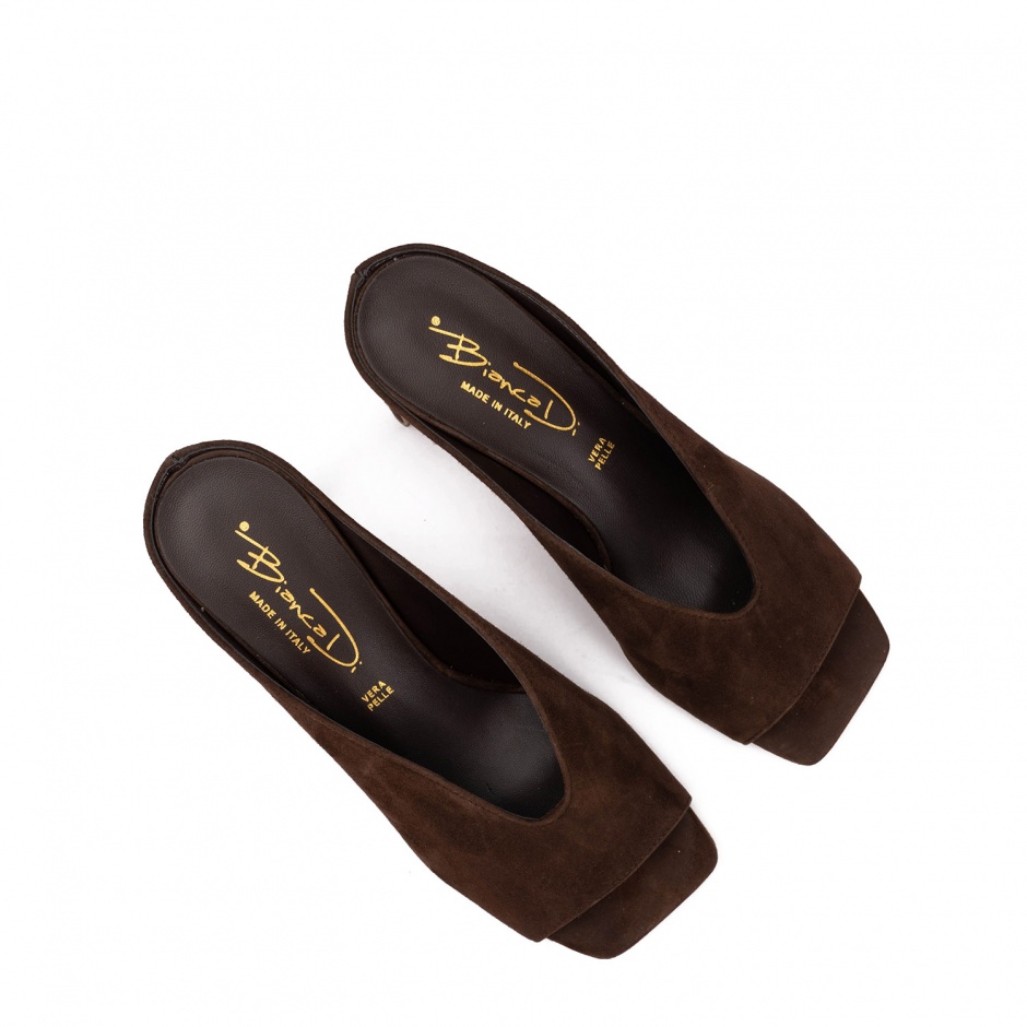 Bianca Di Papuci damă maro cu toc - vezi 3