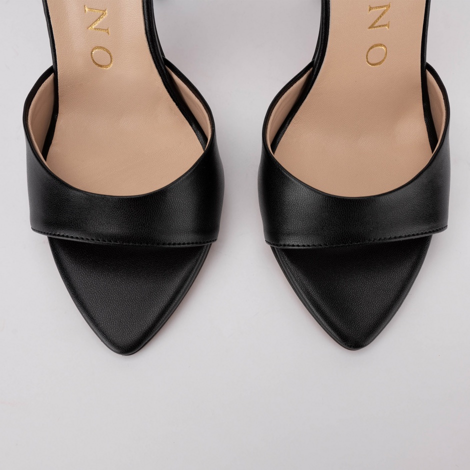 Albano Papuci damă negri cu toc - vezi 3 - Pepina.ro Albano Papuci damă negri cu toc - vezi 3