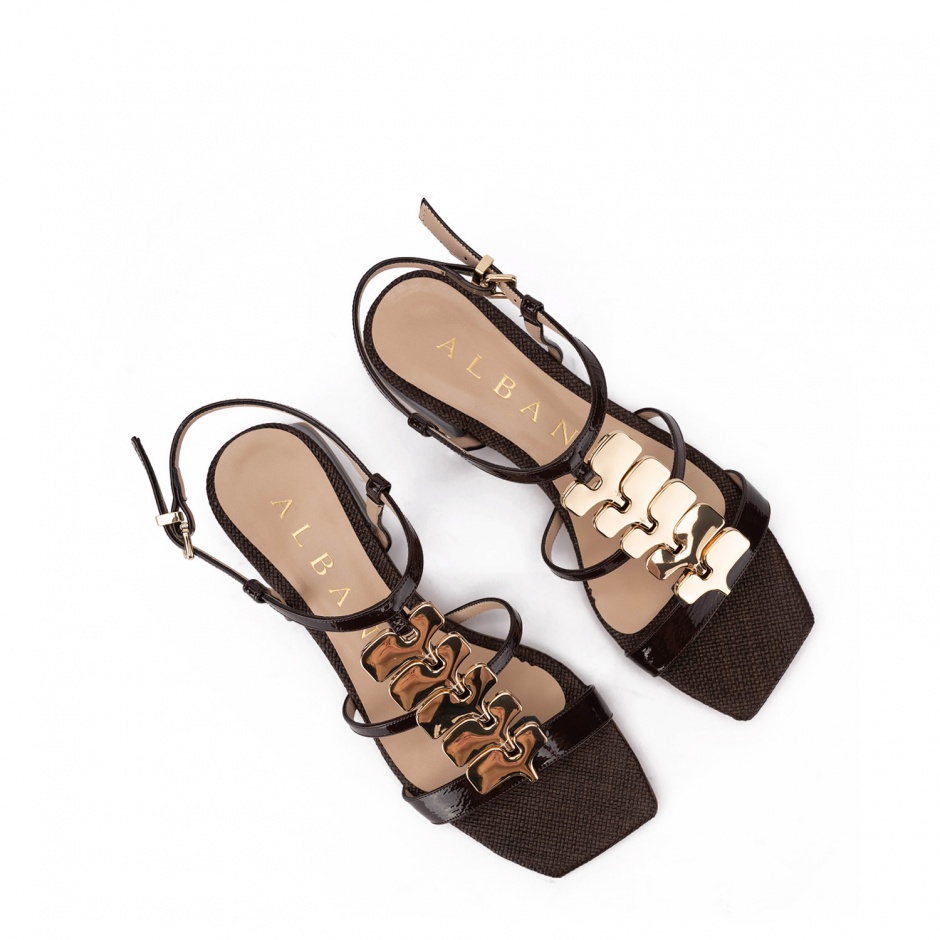 Albano Sandale damă maro - vezi 3